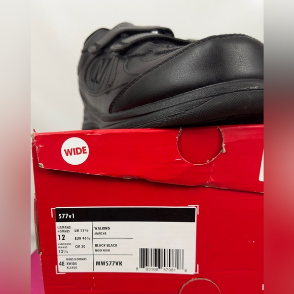 New Balance Men’s MW577Hv1 Black Walking Hook & Loop Shoe Size 12E (X Wi… - Picture 10 of 10